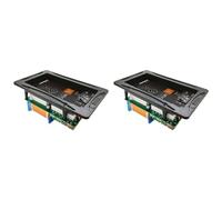 Xnuiasqe 2X 800 W 2 Voies HiFi Aigus Graves Diviseur de Fréquence Vidéo Domestique Son Stéréo Filtres Appareils Haut-Parleur Maison Bricolage