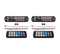 Xnuiasqe 2X Carte Décodeur sans Bluetooth 5.0, Module Audio MP3 WMA DC 12 V, Radio USB TF avec Télécommande