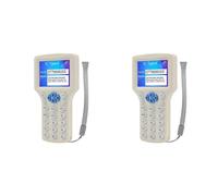 Xnuiasqe 2X Lecteur de Carte à Puce RFID NFC Duplicateur RFID 125K 13,56 MHz IC/ID Graveur de Clé Programmateur RFID Réplicateur de Clé