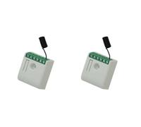 Xnuiasqe 2X Récepteur Relais 433,92 MHz 9-24 V CC/CA 1 Canal pour Commutateur à Distance à Code Fixe et à Code Tournant