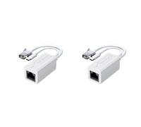 Xnuiasqe 2X Répartiteur PoE USB Type C 100 Mbit/S 48 V vers 5 V pour Diverses Transmissions de Réseaux Électroniques.