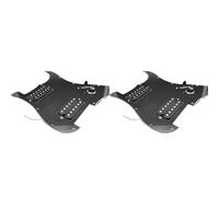 Xnuiasqe 2X SQ Guitare ÉLectrique Chargé Pré-Câblé Scratchplate Guitar Pickguard Guitare ÉLectrique Pickguard Pickup Assembly Noir