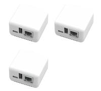 Xnuiasqe 3 Serveur d'impression Réseau USB 2.0 NP330, Mini Serveur d'impression USB 2.0, Connexion RJ45 100 Mbps pour Téléphones Android, Prise UE