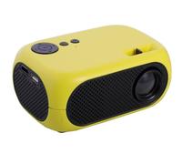 Xnuiasqe 360p LED Portable Projecteur Projecteur Wired Phone Mobile Projecteur avec Haut-Parleur Remote Contrôle pour Le Camping/Maison en Plein Air