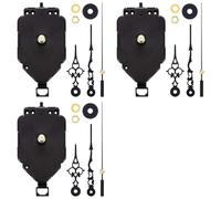 Xnuiasqe 3Ensemble Mécanisme de Mouvement D'Horloge à Pendule à Quartz de 23Mm avec Kits D'Aiguilles D'Horloge pour Accessoires de Remplacement de Pièces de Réparation D'Horloge Bricolage