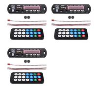 Xnuiasqe 3X Carte Décodeur sans Bluetooth 5.0, Module Audio MP3 WMA DC 12 V, Radio USB TF avec Télécommande