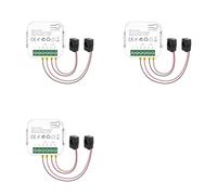 Xnuiasqe 3X Compteur de Puissance Intelligent Tuya Wifi avec Pince de Transformateur de Courant 2 Canaux 80A Compteur D'Énergie Wattmètre pour Maison Intelligente