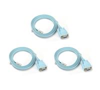 Xnuiasqe 3X USB Console RJ45 Cat5 Ethernet Un RS232 DB9 Port COM Serial Routeur Adaptateur Réseau 1.8M