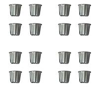 Xnuiasqe 4 moules à cannele, moules à muffins, 4 moules à canneles antiadhésifs, Canneles gris-noir