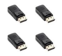 Xnuiasqe 4 Pièces 4K Displayport Prise Factice DP Adaptateur D'Affichage Virtuel Carte Graphique Tricheur EDID Émulateur Fantôme sans Tête