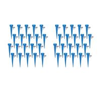 Xnuiasqe 40X Goutteur Réglable Kit D'Arrosage Automatique Kit de Système D'Irrigation Goutte à Goutte Automatique Dispositif D'Arrosage des Plantes Bleu