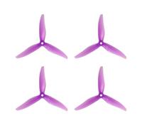 Xnuiasqe 4PCS 51377 5 Pouces Hélice 3 Pales CW + CCW FPV Hélice pour Drone RC FPV Racing Compatible avec Les Moteurs 2207 B
