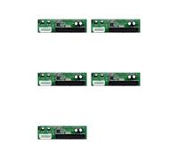 Xnuiasqe 5 Pièce 7 + 15 Broches 2,5 SATA vers 3,5 Pouces IDE Adaptateur Convertisseur Mâle 40 Broches Port pour 133 100 HDD CD DVD Série