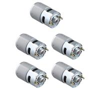 Xnuiasqe 5X 775 DC 21V Moteur À Petits Balais Moteur Silencieux Haute Vitesse Moteur À Double Roulement Haute Puissance