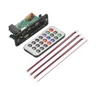 Xnuiasqe 6W MP3 Decoder Board Bluetooth Amplificateur Car Lecteur MP3 Microphone USB Record FM Radio Aux pour Le Haut-Parleur Handsfree Use Audio