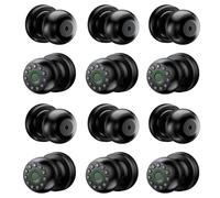 Xnuiasqe 6X Verrouillage Intelligent par Mot Passe,Verrouillage Porte Empreinte Digitale, Application Contrôle Distance, Déverrouillage Code, Clavier Électronique Écran Tactile