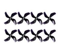 Xnuiasqe 8 Pièces D51 2020 Hélice 4 Pales 2x2x4 2 Pouces 1,5 mm PC Hélice pour RC FPV Racing Freestyle OddityRC Tinywhoop Drone A