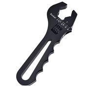 Xnuiasqe AN3-AN16 Clé à tube Clé à tuyau en V Clé réglable pour raccord de tuyau Noir