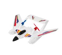 Xnuiasqe Avion de Guerre RC, Avion RC 2,4 GHz, Modèle d'avion Blanc, Jouet Planeur Warplane