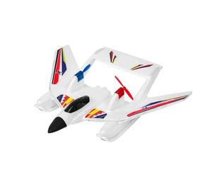 Xnuiasqe Avion de Guerre RC, Avion RC 2,4 GHz, Modèle d'avion Blanc, Jouet Planeur Warplane