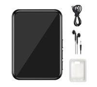 Xnuiasqe Bluetooth 5.4 Touch Screen MP3 Player HiFi Lossless Music Play 32GB Memory Card Built-in Speaker Supports E-Book Recording