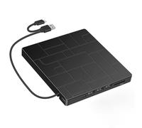 Xnuiasqe Brûleur Lecteur Optique Multifonction 7 en 1 CD CD DVD Ordinateur USB Mobile Externe Portable Utilitaire Lecteurs Optiques