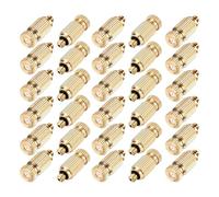 Xnuiasqe Buse de Brume en Laiton 10 Pièces 0,02 "/0,5 mm Orifice Extérieur Anti-Gouttes