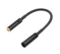 Xnuiasqe Câble Adaptateur Convertisseur Audio Mini XLR Mâle Vers 1/8 TRS pour Caméras, Microphones Sans