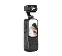 Xnuiasqe Caméra d'action 2K Full HD Portable, WiFi de Poche, Caméra Sport, Direction Rotative, Vision Nocturne, Caméra pour Vlogs à Vélo