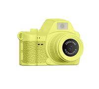 Xnuiasqe Caméra Mini Thumb 2K Numérique Rétro Micro Caméra Simple Porte-Clés Pendentif Enregistreur Vidéo Portable Caméra Étudiante Campus Jaune