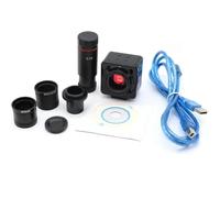 Xnuiasqe Caméra Numérique Industrielle Microscope C-Mount 5MP avec 0,5 X Oculaire CMOS USB 2.0 23,2 mm Adaptateur 30/30,5 mm Anneau