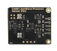Xnuiasqe Capteur MMWAVE C4001 24 GHz pour le Capteur de Détection de Vitesse de Suivi en Temps Réel