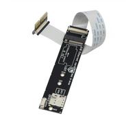 Xnuiasqe Carte D'Adaptateur M.2 Key-B WWAN PCI-E X1 avec Emplacement pour Carte SIM Nano, Prend en Charge Les Modules 3G/4G/5G et Les Signaux USB/PCI-E.
