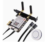 Xnuiasqe Carte de Démarrage de Commutateur d'alimentation D'Ordinateur Tuya Zigbee Bouton de Commutation Marche/Arrêt à Distance Carte PCIe pour Ordinateur de Bureau Court