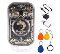 Xnuiasqe Chameleon V3.0 Lecteur de Puces RFID, Émulateur de Cartes à Puce + Porte-Clés 3XUID, Copieur D'Étiquettes IC 125K 13,56M, Lecteur/Graveur NFC