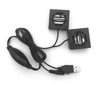 Xnuiasqe Coller Les Mini-Haut-Parleurs de Haut-Parleur USB pour Ordinateur Portable pour Ordinateur Portable
