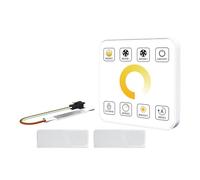Xnuiasqe Contrôleur de Bande Lumineuse à LED avec Panneau Tactile à 8 Touches et Contrôleur Sans, Contrôle de Pixel Reflux pour Lampes de Course de à Double Couleur.