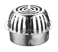 Xnuiasqe Couvercle de Drain de Sol de Toit en Acier Inoxydable 304, Filtre D'Égout de Balcon de Toit, Tuyau de Drainage de Gouttière, Couvercle en Anti-Blocage, C