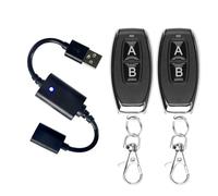 Xnuiasqe DC 5 V USB Télécommande sans Interrupteur Marche/Arrêt pour Lumière LED, Lampe de Lecture à Bande, Ventilateur de Lumière et Plus Encore