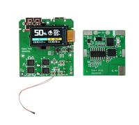 Xnuiasqe DIY pour Module de Charge 100W PD de Banque d'alimentation Portable, Carte Principale de Protection de Batterie 4S avec Écran Couleur TFT.