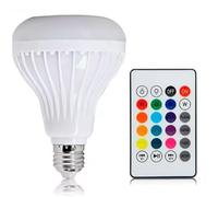 Xnuiasqe E27 Smart RVB Bulbe avec Lampe Lumineuse à LED de Haut-Parleur Bluetooth sans