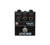 Xnuiasqe Effets pour Guitare 3 Vitesses Effets Distorsion D'effets Monobloc Pédale Fuzzy LED RAT Effets de Confort Multifonction