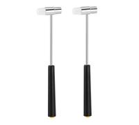 Xnuiasqe Ensemble de 2 Pièces: Mini de à Double Tête avec Têtes de Métal pour L'Artisanat, les Ajustements de Montre et les Projets en Cuir