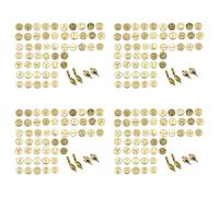 Xnuiasqe Ensemble de 224 Pièces de Pointes de Gravure sur Bois Comprenant un Numéro Alphabétique pour L'Artisanat Du Bois, Bricolage, Gravure en Relief