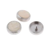 Xnuiasqe Ensemble de Boutons de Doigt de Soupape en Alliage pour Euphonium en Laiton - 3 Pièces