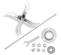 Xnuiasqe Ensemble de Lames de Coupe D'Herbe Outils Multifonctionnels Lames en Acier Inoxydable Résistantes à la Rouille pour Légumes, Ferme et Maison