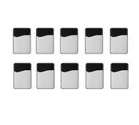 Xnuiasqe Ensemble de Portefeuille de Téléphone Vierge par Sublimation 10 Pièces - Ensemble de Porte-Cartes en Cuir PU pour L'Arrière Du Bâton de Téléphone, Blancs de Bricolage pour Projets en Vinyle