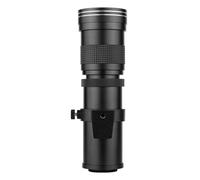Xnuiasqe F/8.3-16 420-800mm Objectif Zoom Super Téléobjectif à Mise au Point Manuelle Monture T Filetage 1/4 pour Appareils Photo DSLR SLR