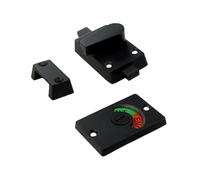 Xnuiasqe Indicateur de Statut Vacant/Occupé Inclus en Alliage de Zinc pour Verrou de Confidentialité WC pour Cloison de Toilettes.