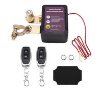 Xnuiasqe Interrupteur de Mise Hors Tension Automatique 12V/24V 240A pour Batterie de Voiture, Interrupteur de Déconnexion à Distance, Noir, Mise Hors Tension.